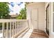 The home has a balcony with a white railing and wooden flooring at 1250 Parkwood Se Cir # 1203, Atlanta, GA 30339