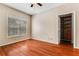 This spacious bedroom features a large window and great closet at 1250 Parkwood Se Cir # 1203, Atlanta, GA 30339