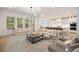 Open concept living room with hardwood floors, large windows and direct view to the kitchen at 304 Meadowbrook Ne Dr, Atlanta, GA 30342