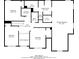 Detailed floor plan showcasing the layout of the second story including bedrooms, bathrooms, and walk in closets at 3912 Margaux Dr, Atlanta, GA 30349