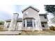 Rear exterior showcasing the deck, siding, bay window and door to the yard at 5246 Salem Springs Pl, Lithonia, GA 30038
