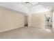 Expansive main bedroom with tray ceilings and an en-suite bathroom at 825 Yosemite Dr, Suwanee, GA 30024