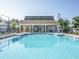Sparkling community pool with ample seating and a covered pavilion, perfect for summer relaxation at 1717 Cosette Ln, Kennesaw, GA 30152