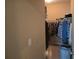 This is a well-organized walk-in closet offering lots of shelving and hanging storage at 106 Trailside Way, Hiram, GA 30141