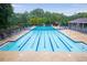 Community pool with swimming lanes at 1061 Polo Club Nw Dr, Marietta, GA 30064