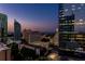 Stunning city view at twilight, showcasing modern high-rise buildings and the vibrant urban skyline at 3324 Peachtree Ne Rd # 1407, Atlanta, GA 30326