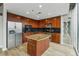 A spacious kitchen with modern stainless steel appliances and a kitchen island at 3324 Peachtree Ne Rd # 1407, Atlanta, GA 30326