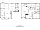 Detailed floor plan showing the layout of the first floor with kitchen, living spaces, and bedroom locations at 204 Saintvry Path, Atlanta, GA 30349