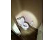 Compact bathroom with a toilet and sink, featuring practical design and essential amenities for daily use at 2572 Stratford Ln, Morrow, GA 30260