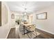 Elegant dining room with modern chandelier and stylish decor at 2814 Vinings Central Se Dr # 151, Atlanta, GA 30339