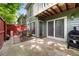 Relaxing patio with comfortable seating, a red fence, and easy access to the home at 2814 Vinings Central Se Dr # 151, Atlanta, GA 30339
