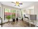 Bright sunroom with large windows and breakfast bar at 2814 Vinings Central Se Dr # 151, Atlanta, GA 30339