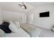 Main bedroom featuring carpet floors, neutral walls, and ceiling fan at 5035 Pattingham Dr, Roswell, GA 30075