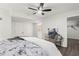 Bedroom featuring a seating area and access to the bathroom and walk-in closet at 4723 N Springs Nw Rd, Kennesaw, GA 30144