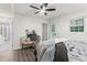 Bedroom with ensuite bath featuring a shower with glass enclosure at 4723 N Springs Nw Rd, Kennesaw, GA 30144