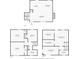 Detailed floor plan of the home showcasing the layout of each level at 4723 N Springs Nw Rd, Kennesaw, GA 30144