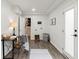 Basement home office space with wood floors and backyard access at 4723 N Springs Nw Rd, Kennesaw, GA 30144