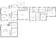 Detailed floor plan showing layout of the entire home, including living spaces, bedrooms, and garage at 435 Chantenay Pl, Alpharetta, GA 30022