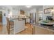 Modern kitchen featuring granite countertops and stainless steel appliances at 435 Chantenay Pl, Alpharetta, GA 30022