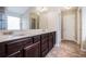 Spacious bathroom with double sinks, ample counter space, and tile floors at 196 Boulder Run, Hiram, GA 30141