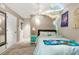 Comfortable bedroom with a plush carpet, a unique cloud lighting feature, and stylish decor at 150 Victoria Sta, Woodstock, GA 30189