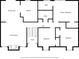 Upstairs floor plan shows primary bedroom, two baths, two bedrooms, kitchen, living room, and dining area at 150 Victoria Sta, Woodstock, GA 30189