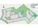 An aerial view of the neighborhood showing lot locations, community amenities, and nearby natural features at 3248 Shirecrest Ln, Dacula, GA 30019