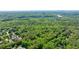 Beautiful aerial view of the wooded neighborhood and community at 1348 Timberland Se Dr, Marietta, GA 30067