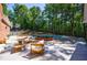 Expansive backyard with a lovely pool, a flower bed, and ample space for recreation at 1348 Timberland Se Dr, Marietta, GA 30067