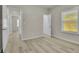 Bedroom with window and view to hallway at 6022 Fieldcrest Dr, Morrow, GA 30260