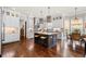 Bright, spacious kitchen featuring a center island, and stainless steel appliances at 12980 Overlook Pass, Roswell, GA 30075