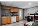 Functional kitchen with modern appliances and ample counter space, adjacent to the back door at 1429 Smithson Dr, Lithonia, GA 30058