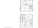 Detailed floor plan showcasing the layout of the home's two floors, including dimensions of each room at 2722 Springside Ct, Douglasville, GA 30135
