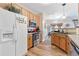 Updated kitchen with stainless appliances, bright cabinets, and seamlessly flowing layout at 988 Treymont Way, Lawrenceville, GA 30045