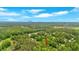 An aerial view showcases the home's beautiful, wooded setting and the serene landscape at 3663 Homewood Trl, Powder Springs, GA 30127