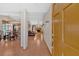 Inviting living space with hardwood floors flowing into the dining and Gathering rooms at 3663 Homewood Trl, Powder Springs, GA 30127
