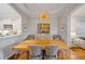 Bright dining room featuring a modern chandelier and open access to living spaces at 2329 Marion Walk Se Dr # 5, Atlanta, GA 30339