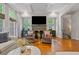 Open and airy living room showcasing a fireplace and natural light at 2329 Marion Walk Se Dr # 5, Atlanta, GA 30339