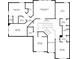 Detailed floorplan showcasing the layout of the second floor at 621 Oakbourne Way, Woodstock, GA 30188
