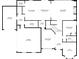 Detailed floorplan showcasing the layout of the first floor at 621 Oakbourne Way, Woodstock, GA 30188