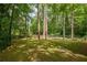 Wooded backyard providing privacy and a peaceful atmosphere for relaxation at 2889 Macon Sw Dr, Atlanta, GA 30354