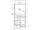 Detailed blueprint of the basement layout, including unfinished area, stairs, and storage at 2918 Level Ridge Rd, Atlanta, GA 30354