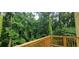 Balcony view of a dense green forest on a bright and sunny day at 2918 Level Ridge Rd, Atlanta, GA 30354