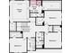 Second floor plan featuring a primary suite, three bedrooms and two baths at 3269 Shirecrest Ln, Dacula, GA 30019