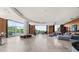 Large living space with views, lounge seating, and marble floors at 2881 Peachtree Ne Rd # 1102, Atlanta, GA 30305
