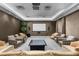 Cozy media room with plush seating, a large screen, and speakers for an immersive home theater experience at 2881 Peachtree Ne Rd # 1102, Atlanta, GA 30305