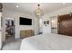 Bright main bedroom with an ensuite bathroom, closet, and sliding barn door entrance at 307 Cedar Dust Dr, Decatur, GA 30030