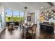 Spacious dining room with piano and large windows, and access to a private balcony at 307 Cedar Dust Dr, Decatur, GA 30030