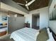 Bright bedroom with high ceilings, neutral walls, and comfortable furnishings at 860 Peachtree Ne St # 1411, Atlanta, GA 30308