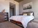 Bright bedroom with natural light, soft carpeting, and minimalist decor at 860 Peachtree Ne St # 1411, Atlanta, GA 30308